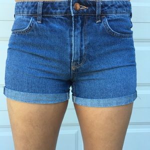 Blue Denim Shorts